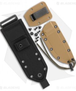 ESEE Knives ESEE-4 Coyote Tan Sheath + Clip Plate + MOLLE Back