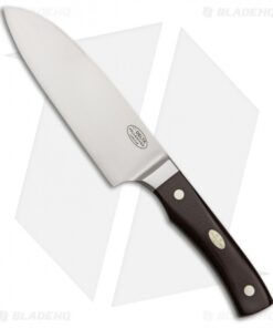 Fallkniven CMT Chefs Delta Fixed Blade Knife Maroon Micarta (6.3" Satin)