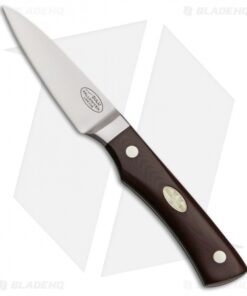 Fallkniven CMT Zulu Fixed Blade Kitchen Knife Red Micarta (3" Satin)