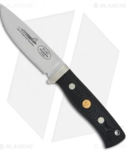 Fallkniven Knives F1 Pilot Fixed Blade Knife Black Micarta (3.75" Satin)