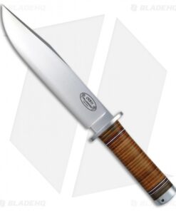 Fallkniven No. 2 Odin Northern Lights Fixed Blade Stacked Leather (7.8" Satin)