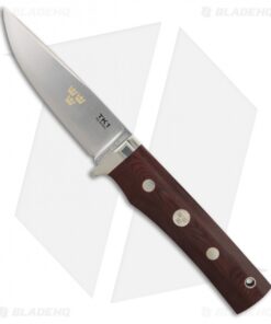 Fallkniven TK1 Fixed Blade Knife Maroon Micarta (4" Satin)