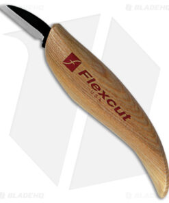 Flexcut Cutting Carving Knife Blond Ash Hardwood (1.50" Two-Tone) KN12