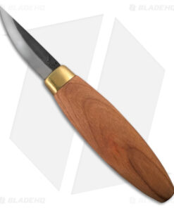 Flexcut Stub Sloyd Carver Fixed Blade Knife Cherry Hardwood (2.25" Black, Satin)