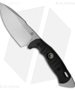 Fobos Knives Alaris 3V Fixed Blade Knife Black/Green Micarta (5" Stonewash)