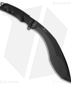 Fox Knives Extreme Tactical Trakker Kukri Fixed Blade Knife (9.5" Black)