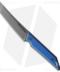 Jake Hoback Knives Goliath Fixed Blade Knife Blue G-10 (3.1" Black)