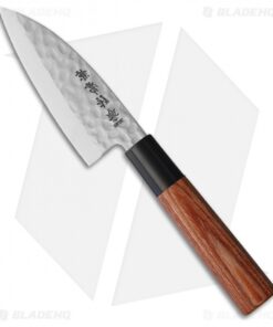 Kanetsune Ko-Deba Kitchen Knife Plywood (4.33" Hammered) KC956