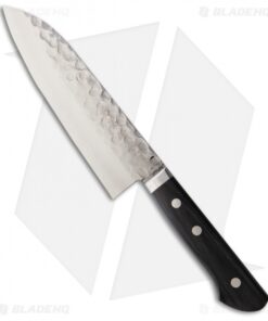Kanetsune 6.5" Santoku Knife Black Wood KC-943