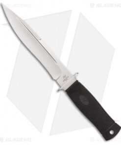 Katz Knives Alley Kat Fixed Blade Knife Black Kraton (6.5" Satin) 6006