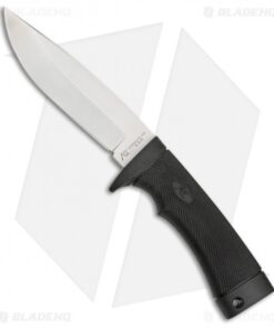Katz Knives Black Kat Fixed Blade Knife Black Kraton (5.125" Satin) BK-300