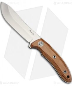 Katz Pro Hunter Fixed Blade Knife Ashe Wood (4.3" Satin)