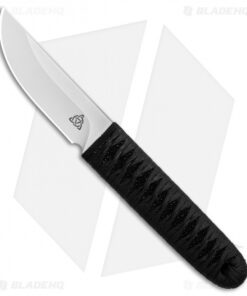 Kelleher Bladeworks Kwaiken Fixed Blade Knife Wrapped Ray Black (3.61" Satin)