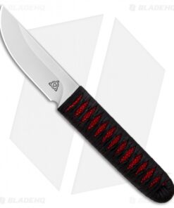 Kelleher Bladeworks Kwaiken Fixed Blade Knife Wrapped Ray Red (3.61" Satin)