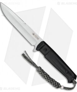 Kizlyar Supreme Knives Alpha D2 Tactical Fixed Blade Knife (6" Satin)