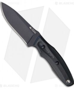 Kizlyar Supreme Urban Fixed Blade Knife Green/Black Micarta (3.75" Black) KK0228