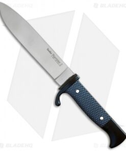 Linder Rambler 2 Fixed Blade Knife Black Checkered (5.3" Satin)