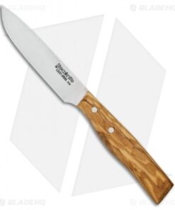 LionSteel Steak Knife Olive Wood (4.125" Satin) 9001 UL