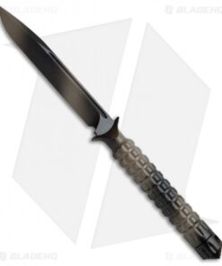 Microtech A.D.O. Knife S/E Fixed Blade Knife (4.5" Tan Camo) 116-1TC