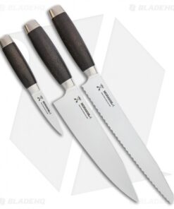Mora Classic Kitchen Knife 3 Pack Black Birch Wood 1891