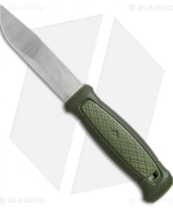 Morakniv Kansbol Fixed Blade Knife OD Green w/ Multi-Mount Sheath (4.125" Satin)