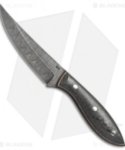 Olamic Cutlery Persian Fixed Blade Knife Carbon Fiber (5" Damascus) 4064