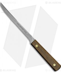Old Hickory 417 Filet Wood Fixed Blade Knife - Mirror Plain