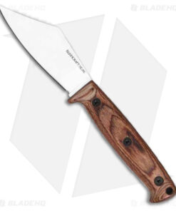 Ontario Bushcraft Seax Fixed Blade Knife Wood (4.4" Satin)