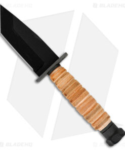 Ontario OKC Journeyman Tanto Fixed Blade Knife (3.6" Black) 6158