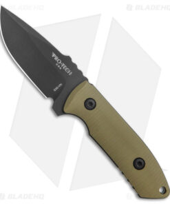 Pro-Tech George SBR Fixed Blade Knife Green G-10 (2.9" Black) Kydex Sheath