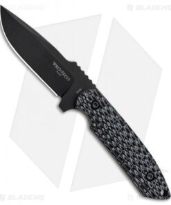 Pro-Tech Rockeye Fixed Blade Knife Black/Gray G-10 w/ Kydex Sheath (4" Black)