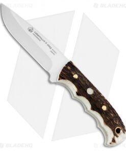 Puma IP Catamount II Fixed Blade Knife Genuine Stag (4.5" Satin) 814001
