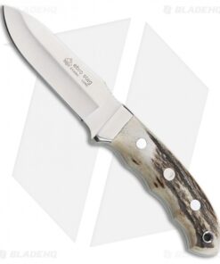Puma IP Ebro Fixed Blade Knife Genuine Stag (3.5" Satin) 810084