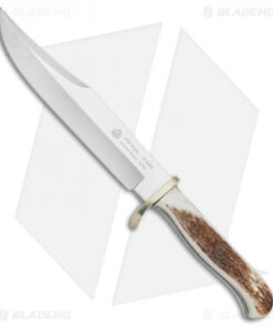 Puma SGB Bowie Fixed Blade Knife Stag (6.5" Satin)