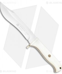 Puma SGB Buffalo Hunter Fixed Blade Knife White Bone (5.625" Satin)