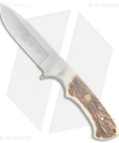 Puma SGB Coyote Stag Fixed Blade Knife (3.75" Satin)