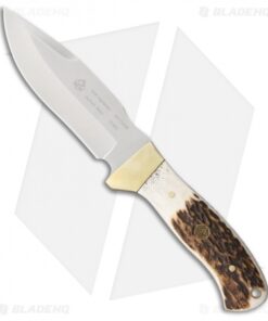 Puma SGB Highlander Fixed Blade Knife Stag (4.25" Satin) 6817900S