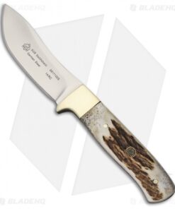 Puma SGB Saddleback Hunter Fixed Blade Knife Stag (4" Satin) 6817100S
