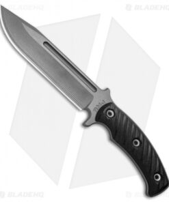 RMJ Tactical Combat Africa Fixed Blade Black G-10 (7" Gray)