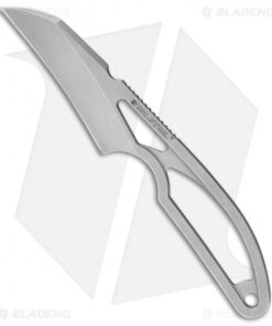 Real Steel Alieneck Utility Hawkbill Fixed Blade Knife (3" Stonewash)