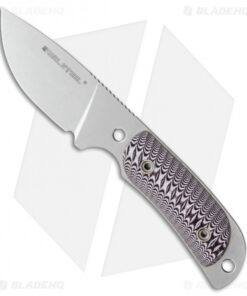 Real Steel Hunter 165 Fixed Blade Knife Black G-10 (2.75" Stonewash)