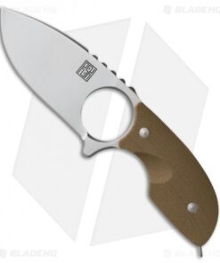 Real Steel Mini 127 Fixed Blade Neck Knife Coyote Brown G-10 (2.75" Satin)