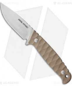 Real Steel Observer Fixed Blade Knife Coyote Tan G-10 (3.5" Satin)