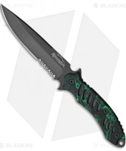 Remington F.A.S.T. Fixed Blade Knife Green (5.5" Black Serr)