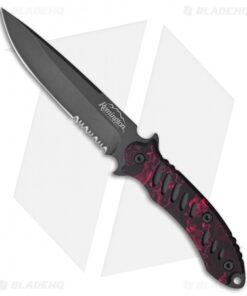 Remington F.A.S.T. Fixed Blade Knife Red (5.5" Black Serr)