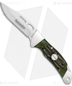 Remington Heritage Clasp Lockback Knife Green Jigged Bone (2.75" Satin)
