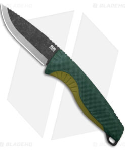SOG Aegis FX Fixed Blade Knife Forest/Moss Green (3.6" Black Stonewash)