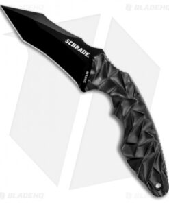 Schrade SCHF63B Tanto Fixed Blade Knife (3.5" Black)