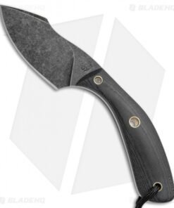 Smith & Sons Apex Fixed Blade Knife Black Micarta (3" Black SW)