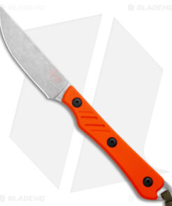 Smith & Sons Shoal Fixed Blade Knife Hunter Orange G-10 (2.8" Stonewash AEB-L)